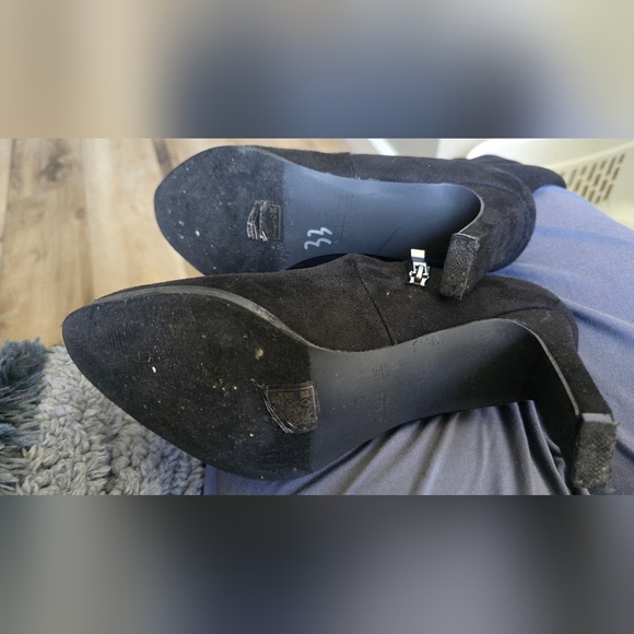 CATHERINE CATHERINE MALANDRINO Sorcha Boots knee high Black size 10 - Picture 7 of 9